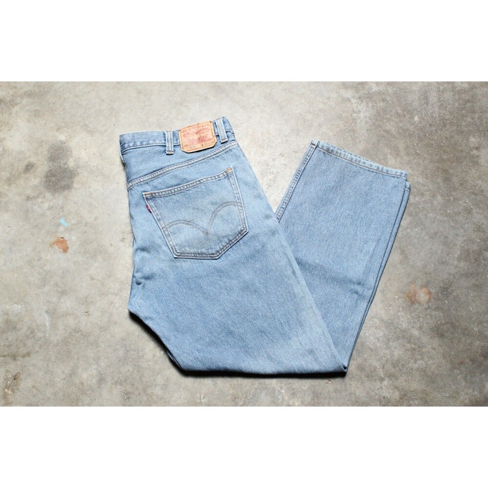 Vintage Y2K Levis 505 Relaxed Fit Distressed Sun-Faded Jeans - 40" x 30"